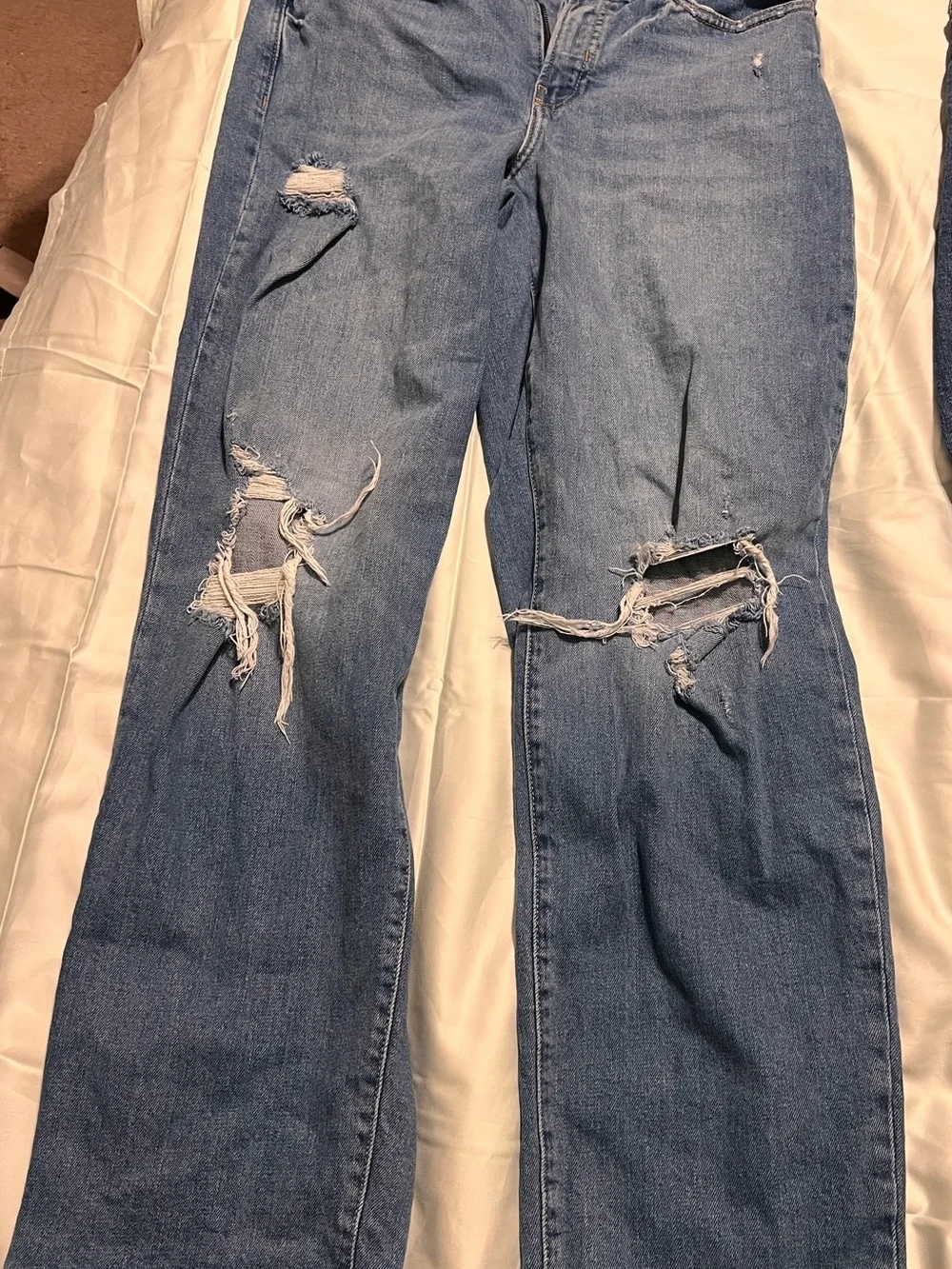 Old Navy Size 12 Jeans Bundle OG Loose + Sky Hi Straight High Rise